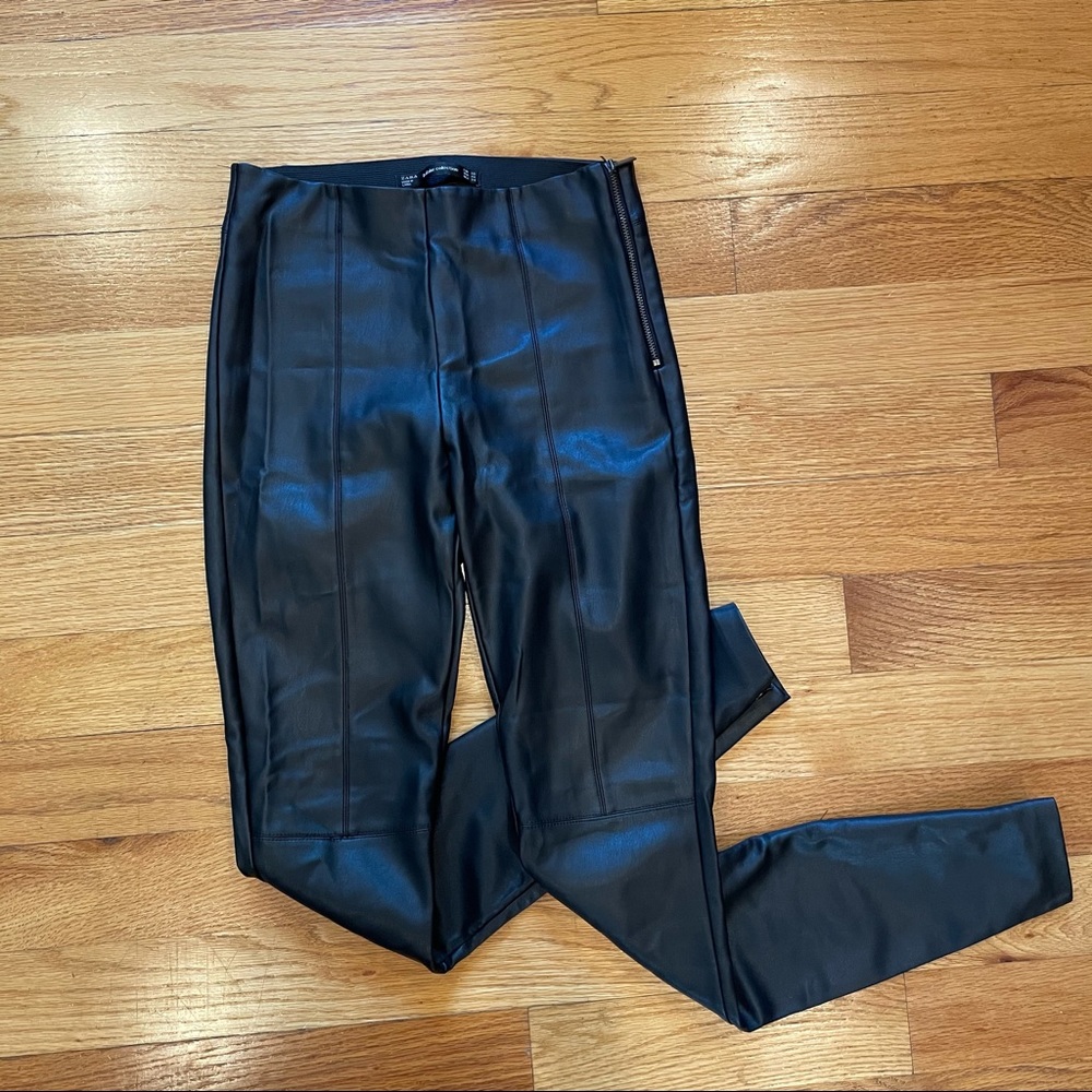 Zara Trafaluc Collection Faux Leather Pants